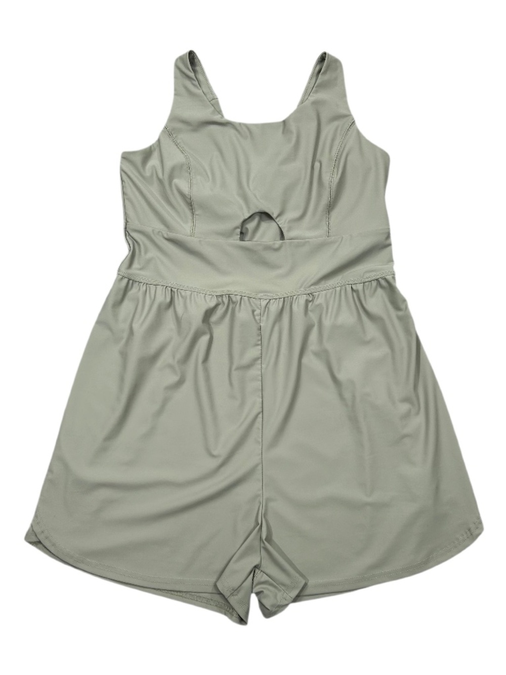 Justify Sage Green Athletic Workout Romper Sleeveless Size XL